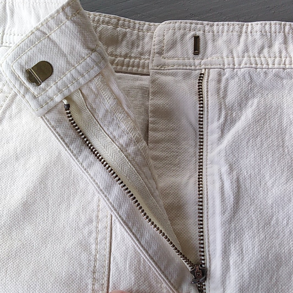 J. Crew Factory cream utility skirt - Picture 3 of 6